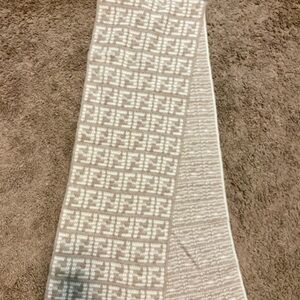 Fendi FF Logo Cashmere Scarf